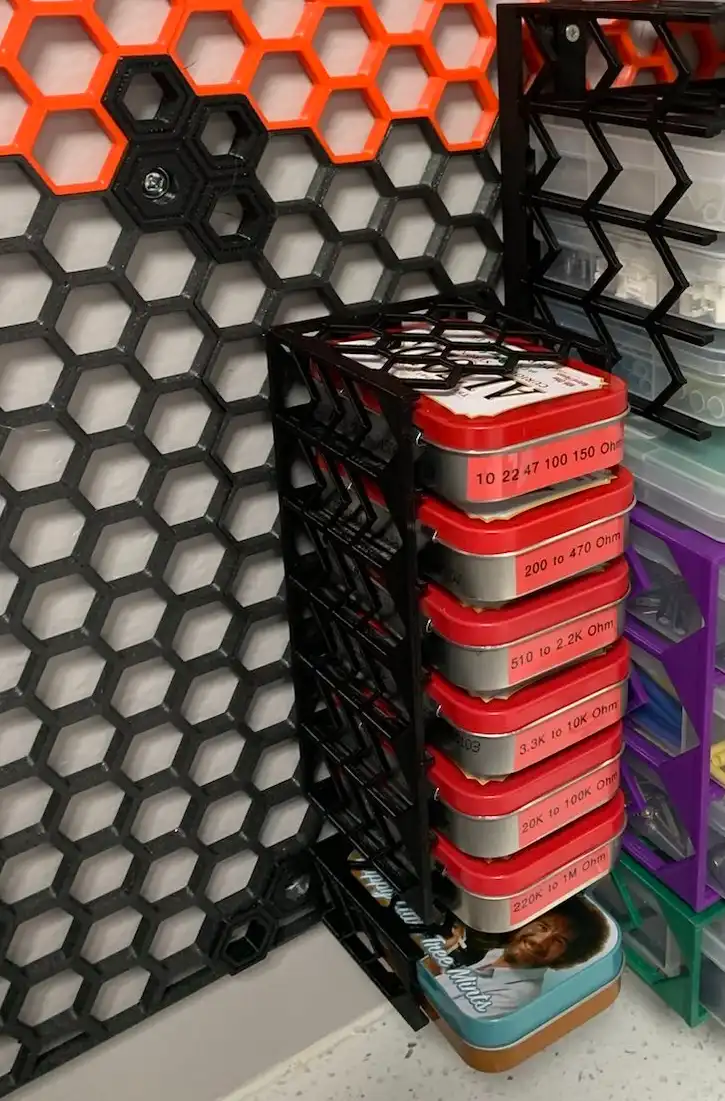 Storage Wall Altoid Rack No Supports